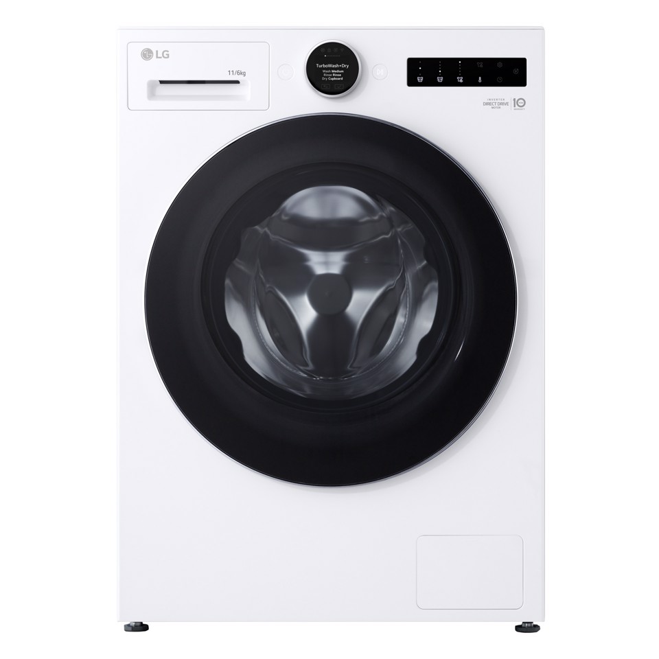 LG WHX9016TLC Lavasciuga a pompa di calore 11/6 kg Classe A-30%/A-10% (lavaggio) / (ciclo completo)