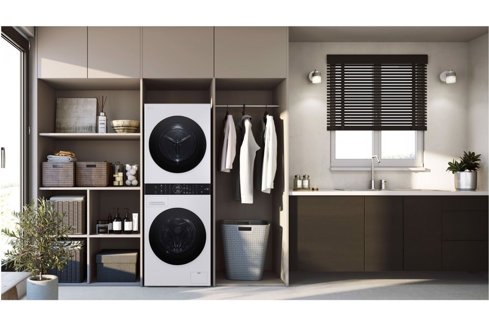 LG WT1210WWF lavasciuga Libera installazione Caricamento frontale Bianco A