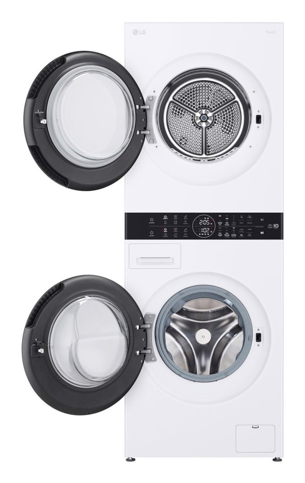 LG WT1210WWF lavasciuga Libera installazione Caricamento frontale Bianco A