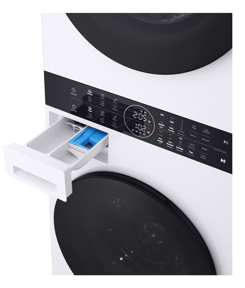 LG WT1210WWF lavasciuga Libera installazione Caricamento frontale Bianco A