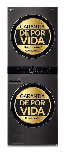 LG WT1716BBF lavasciuga Libera installazione Caricamento frontale Nero