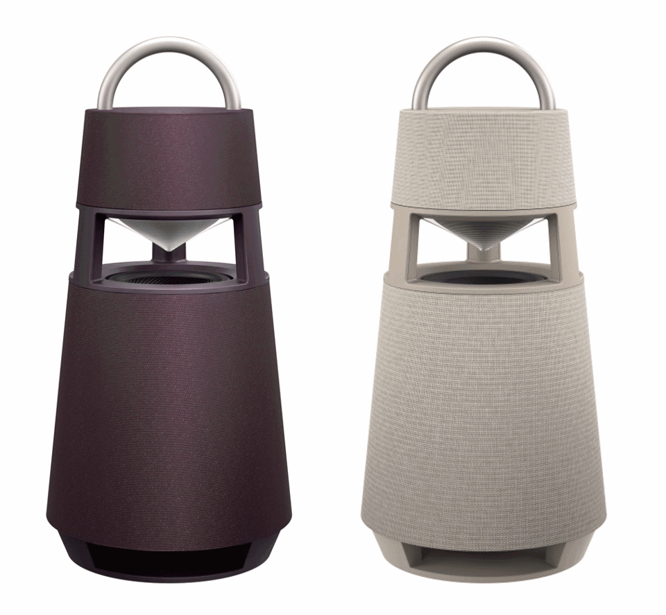 LG XBOOM 360 (RP4) speaker con Audio 360° Borgogna - Beige