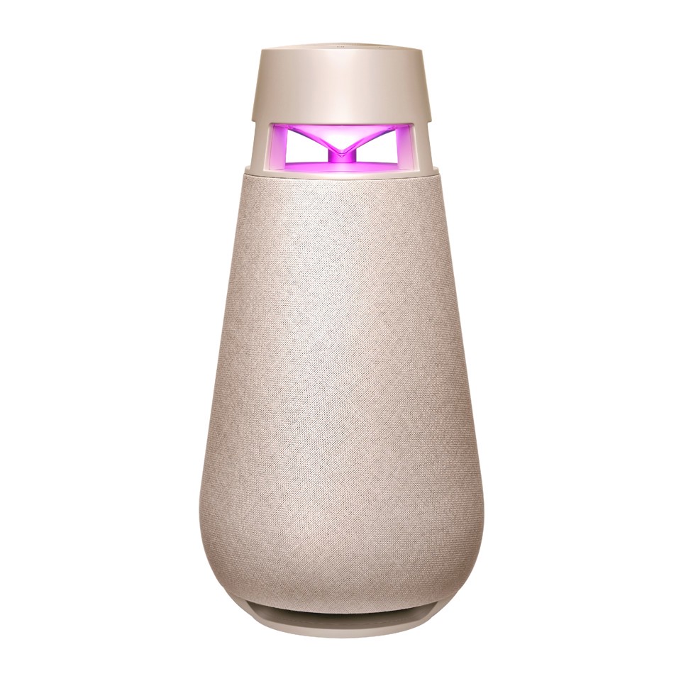 LG XBOOM 360 XO3, Speaker omnidirezionale 50W, Illuminazione, IP54, Bluetooth 5.1, Beige