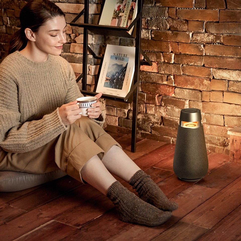 LG XBOOM 360 XO3, Speaker omnidirezionale 50W, Illuminazione, IP54, Bluetooth 5.1, Black