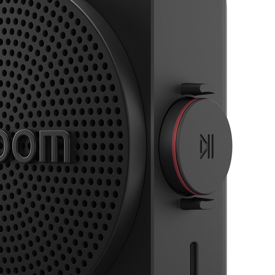 LG xboom Mini by will.i.am, Speaker Bluetooth portatile 5W, Compatto e versatile, 10 ore di autonomia, IP67, Black