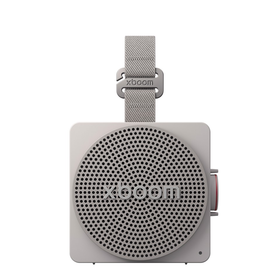 LG xboom Mini by will.i.am, Speaker Bluetooth portatile 5W, Compatto e versatile, 10 ore di autonomia, IP67, Grey