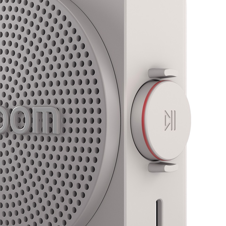LG xboom Mini by will.i.am, Speaker Bluetooth portatile 5W, Compatto e versatile, 10 ore di autonomia, IP67, Grey