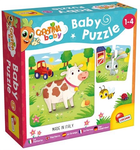 Lisciani Carotina baby puzzle la fattoria