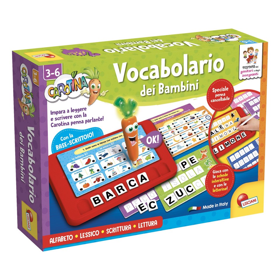 Lisciani Carotina Penna Parlante Vocabolario Dei Bambini