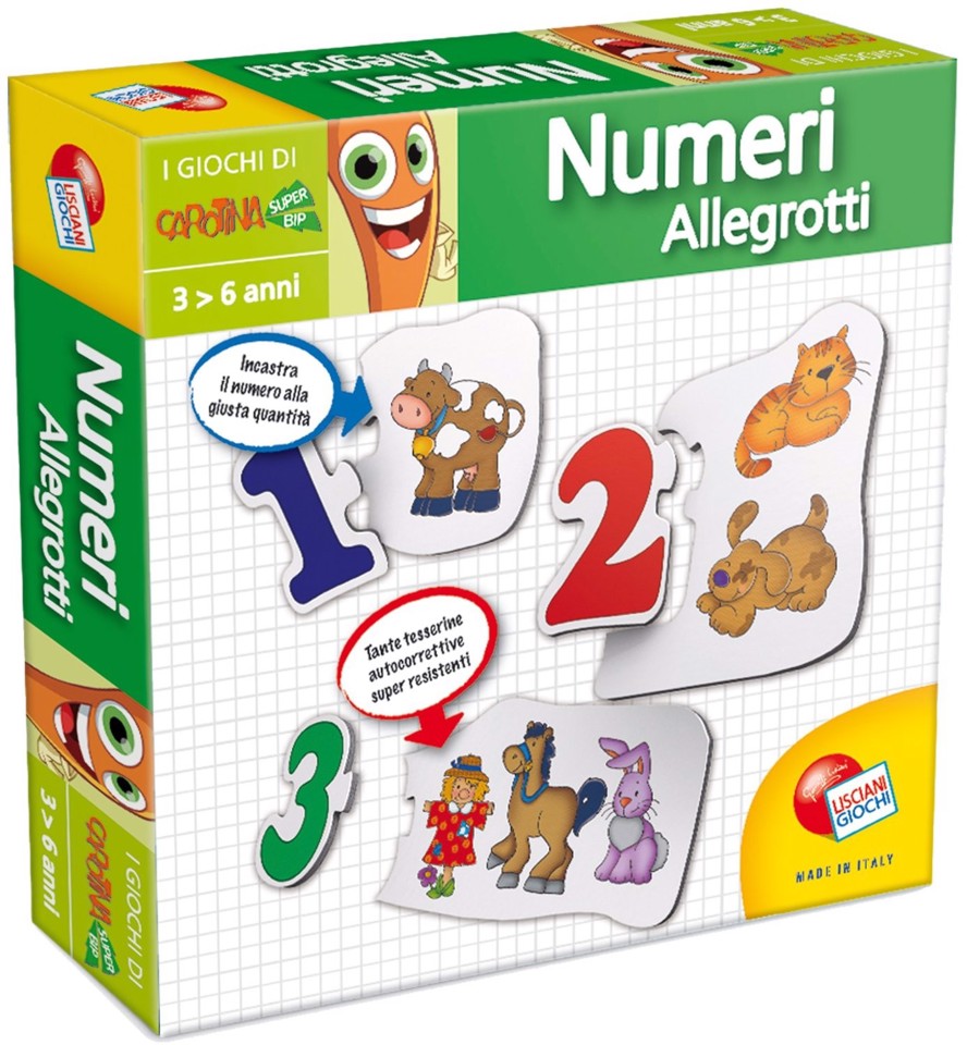 Lisciani Carotina quadrotte assortite