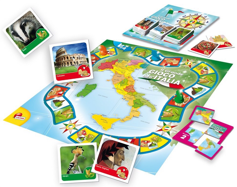 Lisciani Il grande gioco dell'Italia