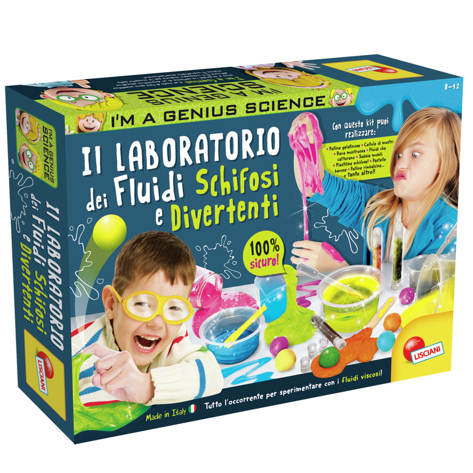 Lisciani I'm a Genius Laboratorio dei Fluidi Schifosi e Divertenti
