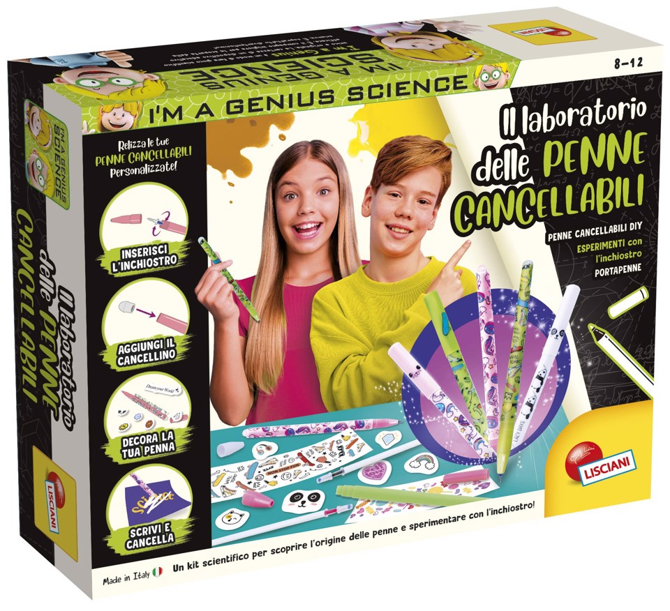 Lisciani I’m A Genius Laboratorio Delle Penne Cancellabili