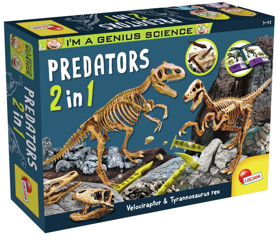 Lisciani I'm a Genius Predators 2 in 1