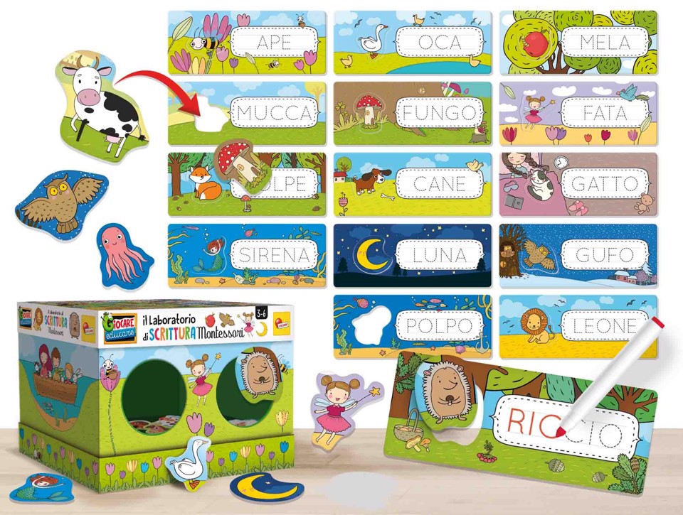 Lisciani Montessori Maxi Laboratorio Di Scrittura