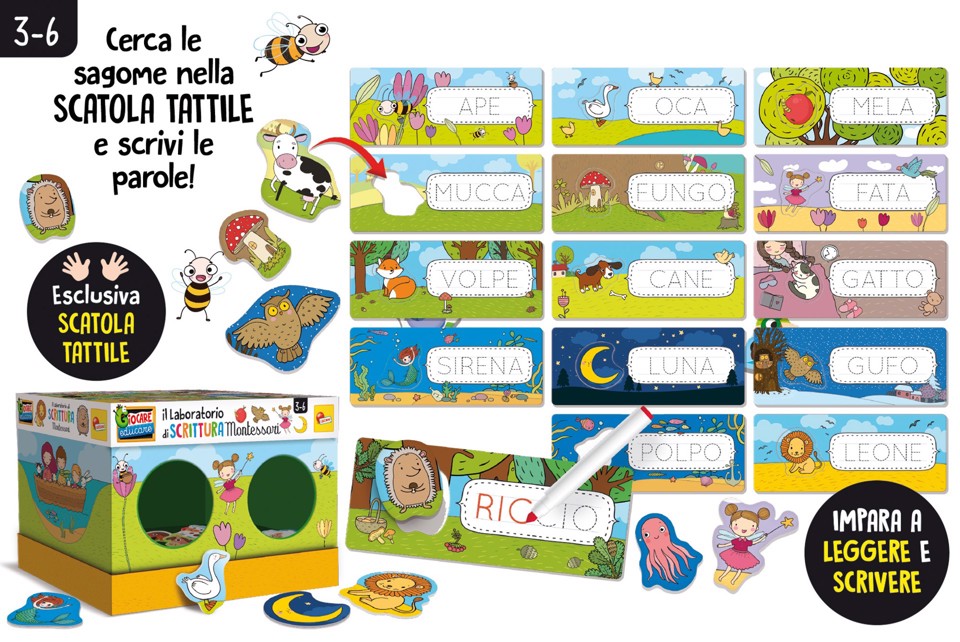 Lisciani Montessori Maxi Laboratorio Di Scrittura