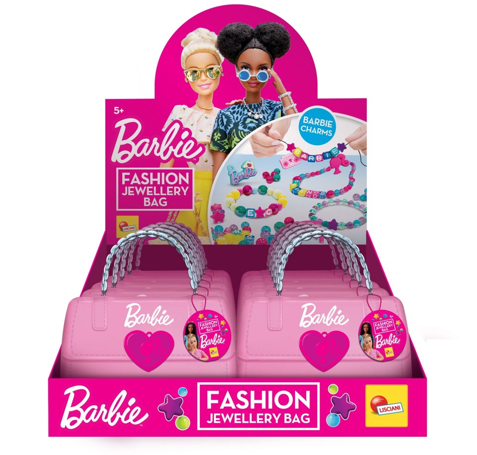 Liscianigiochi Barbie Fashion Jewellery Bag Display 12
