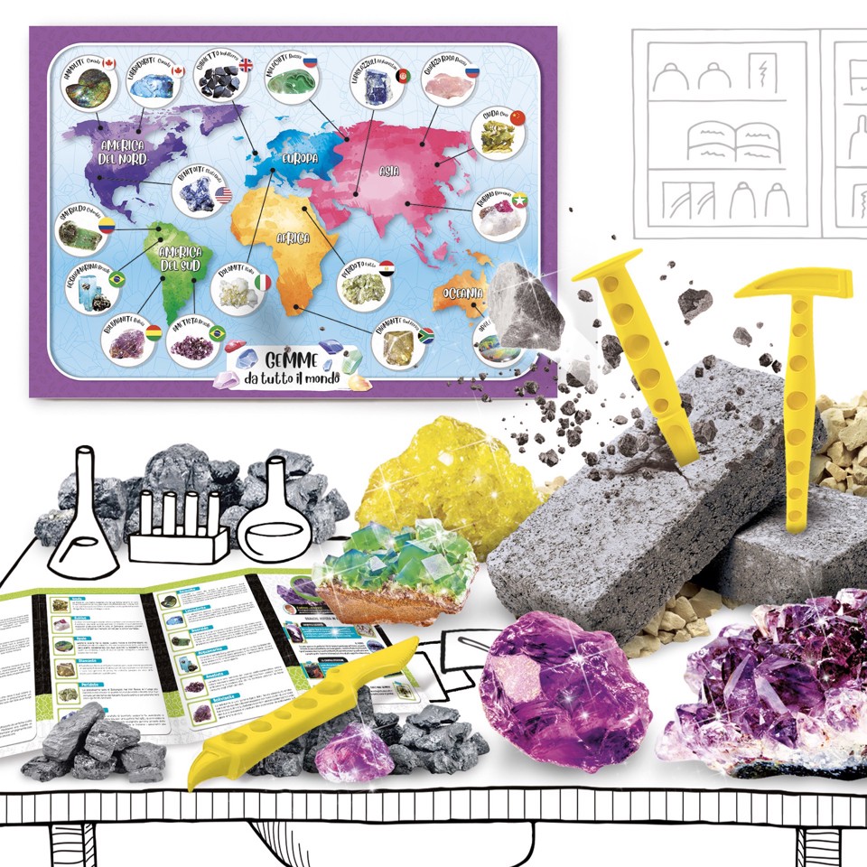 Liscianigiochi I’m A Genius Scienza Pocket Gemme Da Tutto Il Mondo