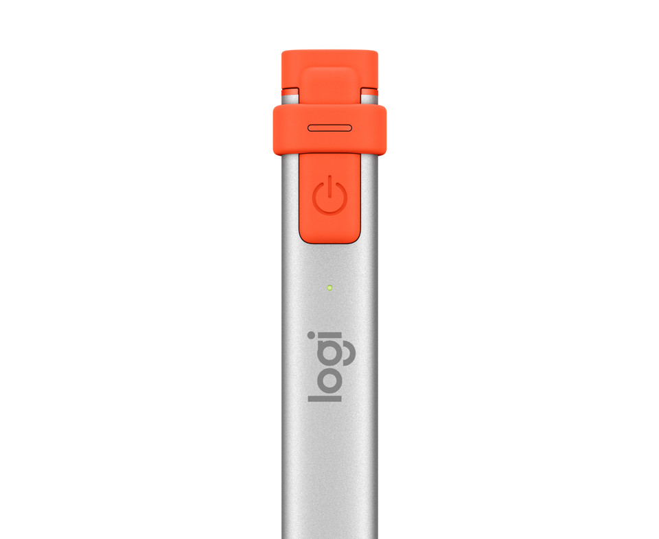Logitech Crayon 914-000034 penna per PDA 20 g Arancione, Bianco