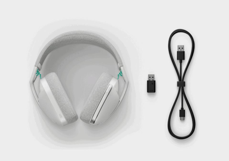 Logitech G321 cuffia gaming wireless (Bianco)