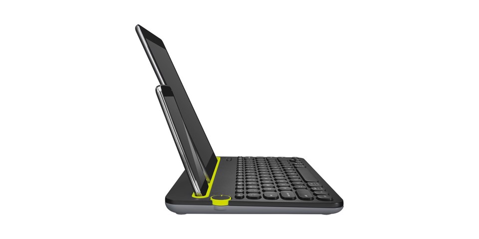 Logitech Bluetooth® Multi-Device Keyboard K480 tastiera QWERTY Italiano Nero, Lime
