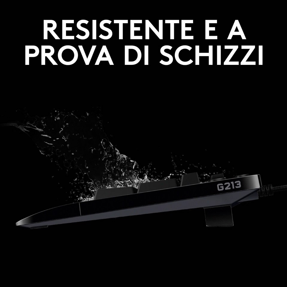 Logitech G G213 Prodigy Tastiera Gaming Cablata