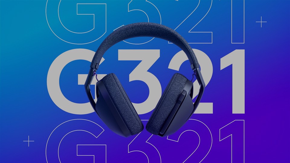 Logitech G G321 LIGHTSPEED, cuffia con microfono gaming wireless Bluetooth, comfort e vestibilità dinamici, microfono su braccio a 16 kHz, PC, PS4, PS5, Nintendo Switch, mobile - Nero