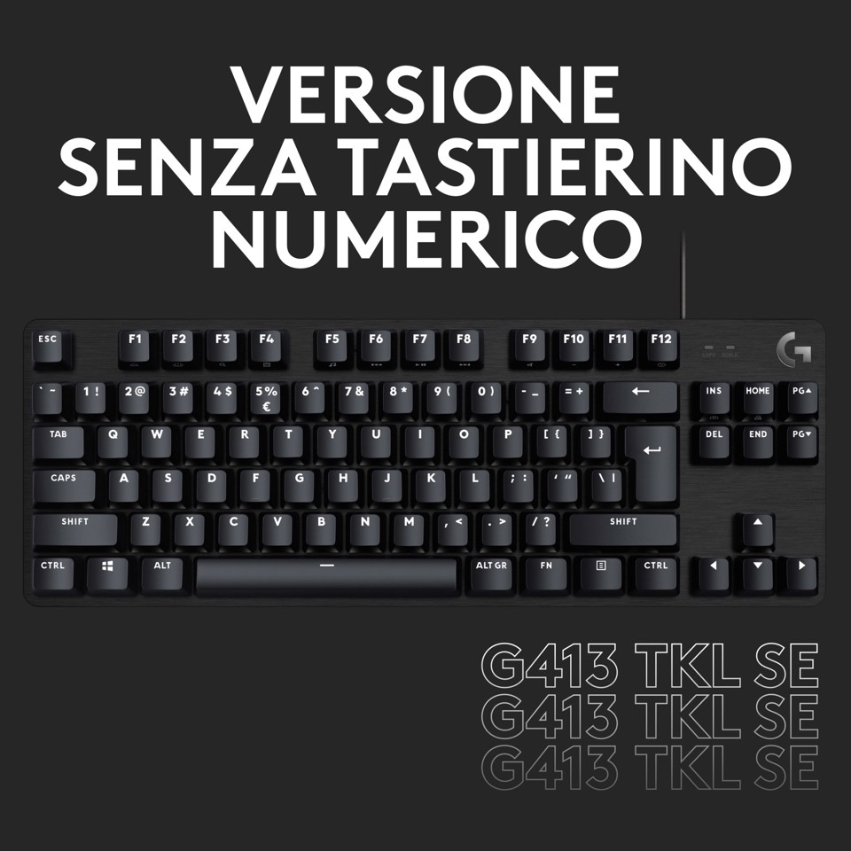 Logitech G G413 SE tastiera gaming cablata