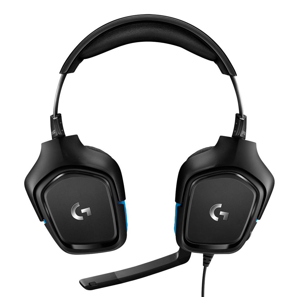Logitech G G432 Auricolare Cablato A Padiglione Giocare Nero, Blu