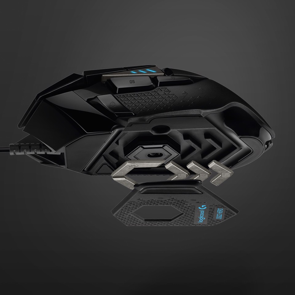 Logitech G G502 HERO mouse Mano destra USB tipo A Ottico 16000 DPI