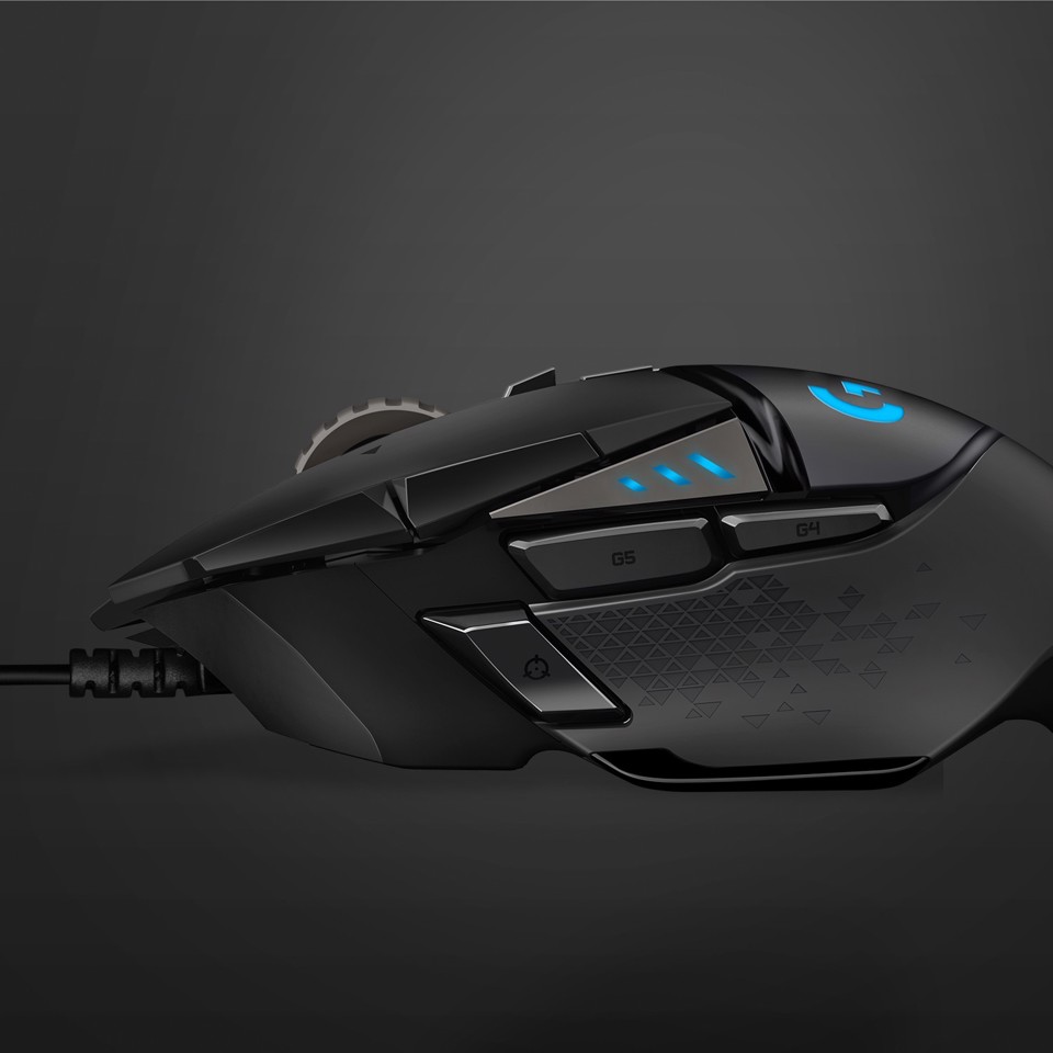 Logitech G G502 HERO mouse Mano destra USB tipo A Ottico 16000 DPI