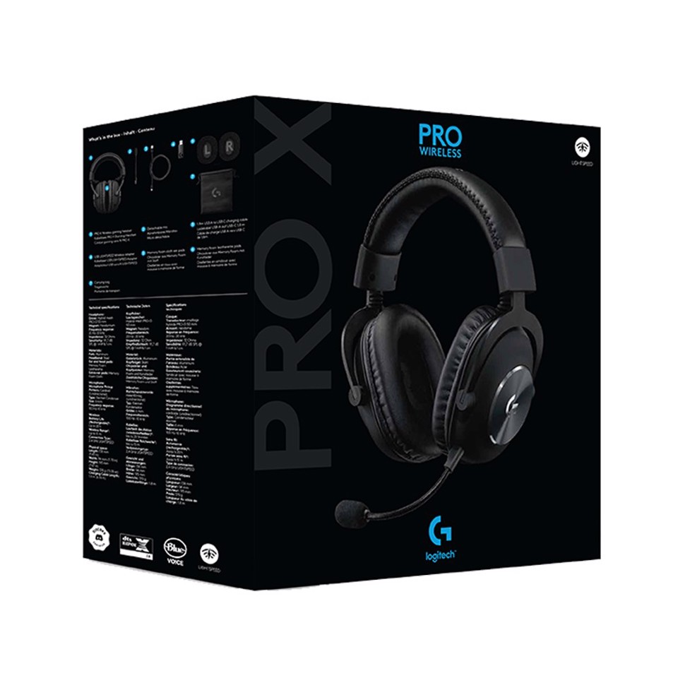 Logitech G Pro X Auricolare Wireless A Padiglione Giocare Nero