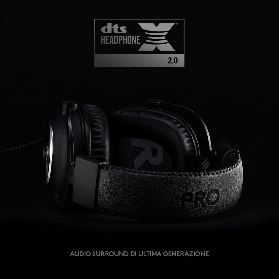 Logitech G PRO X cuffia gaming cablata con microfono 7.1 Surround
