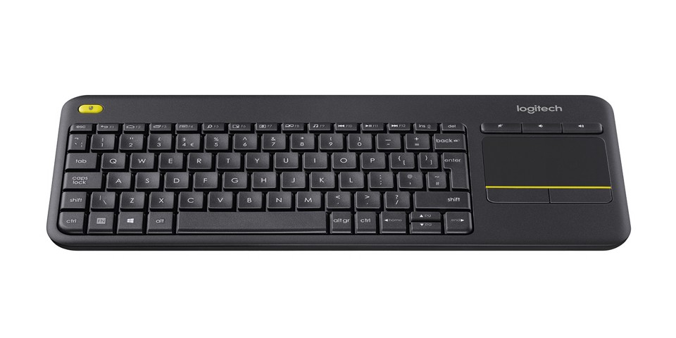 Logitech K400 Plus Tastiera Wireless Touch per tv