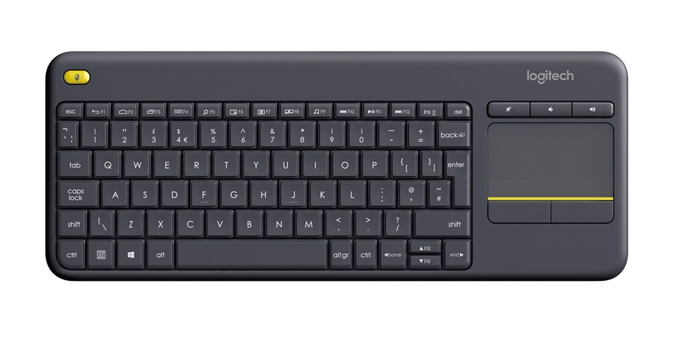 Logitech K400 Plus Tastiera Wireless Touch per tv