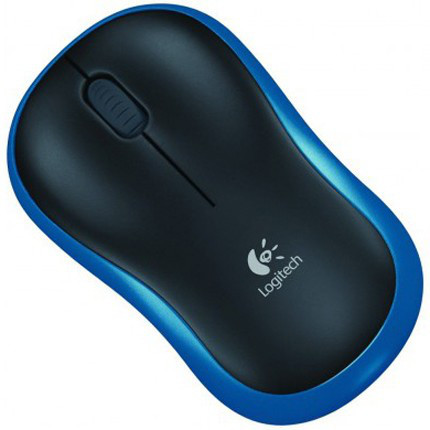Logitech M185 mouse wireless (blu)