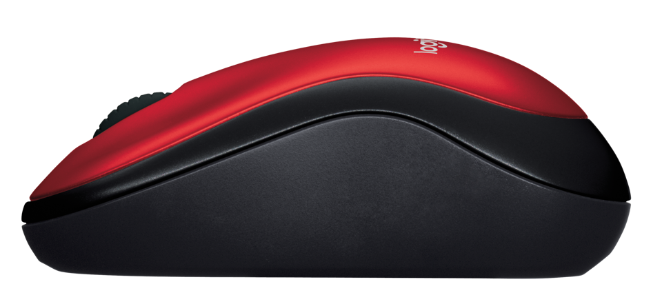 Logitech M185 mouse wireless (rosso)