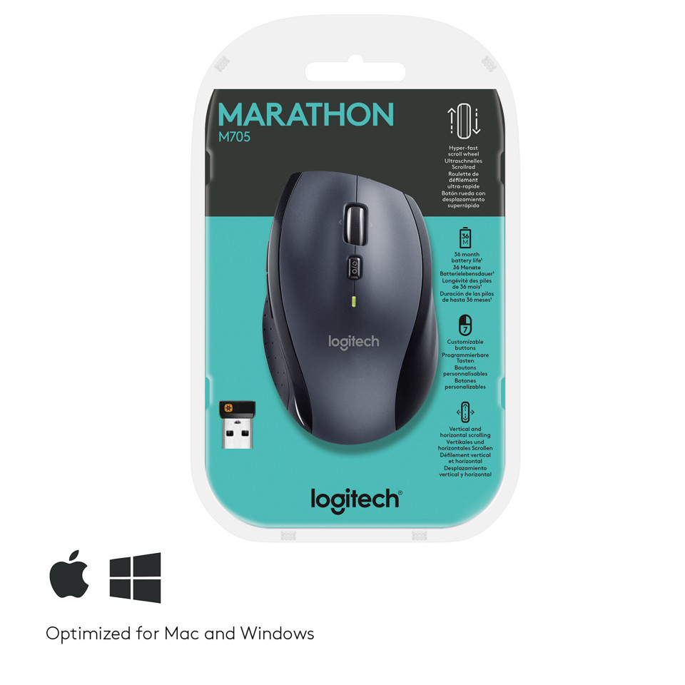Logitech M705 Marathon mouse wireless