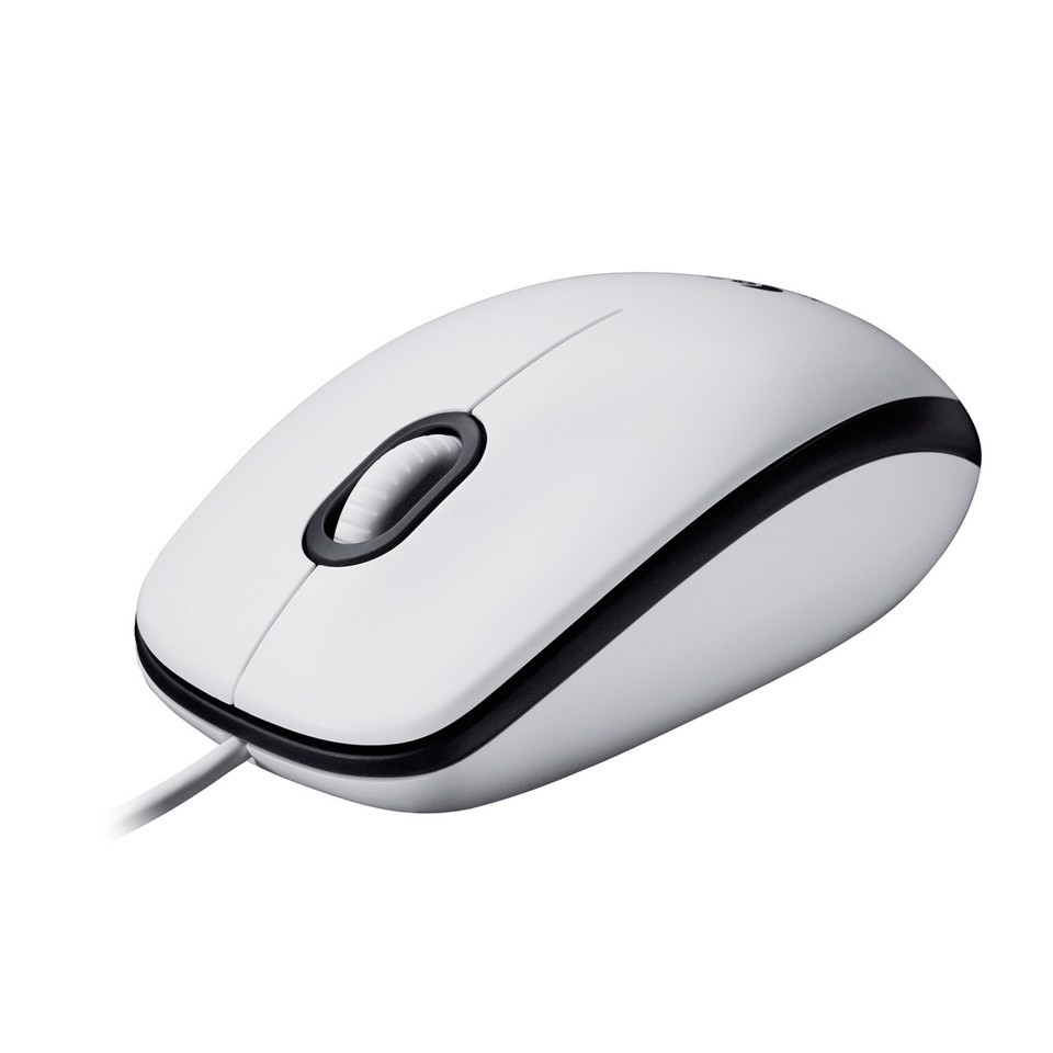 Logitech M100 mouse a filo (bianco)