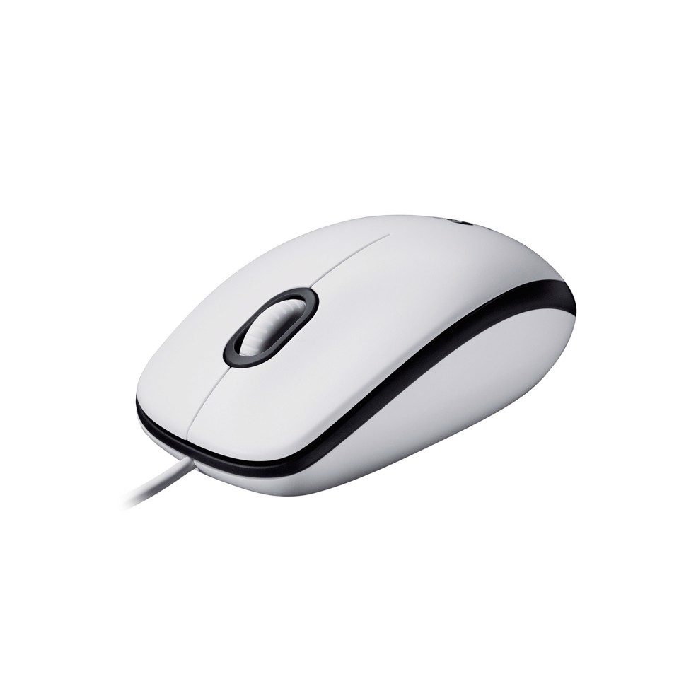 Logitech M100 mouse a filo (bianco)
