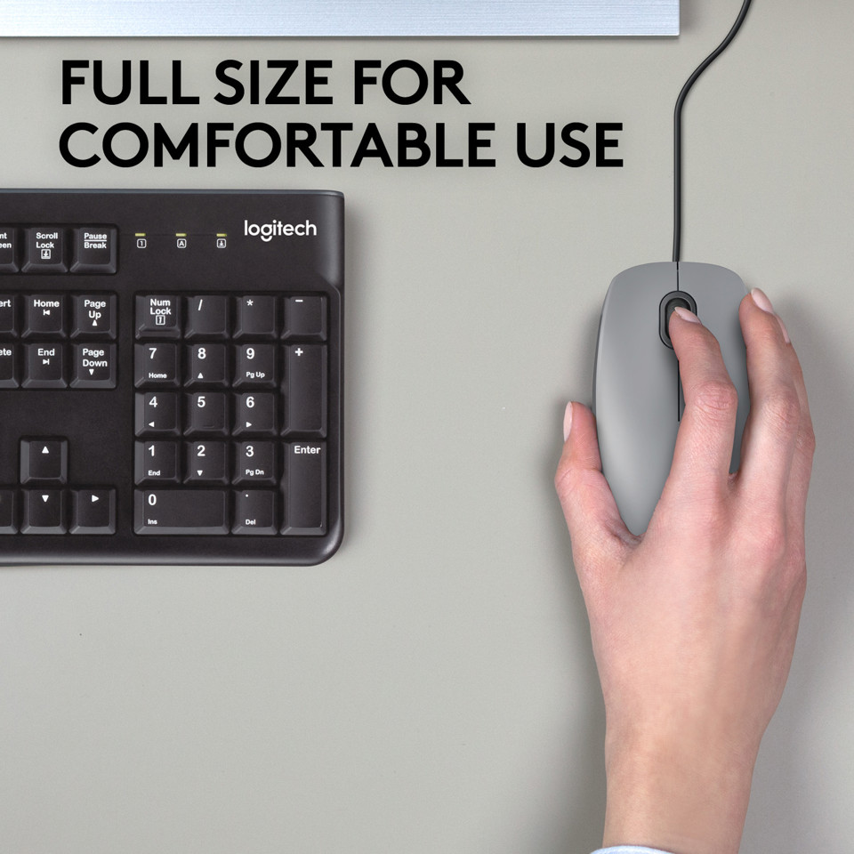 Logitech M110 mouse Ambidestro USB tipo A Ottico 1000 DPI