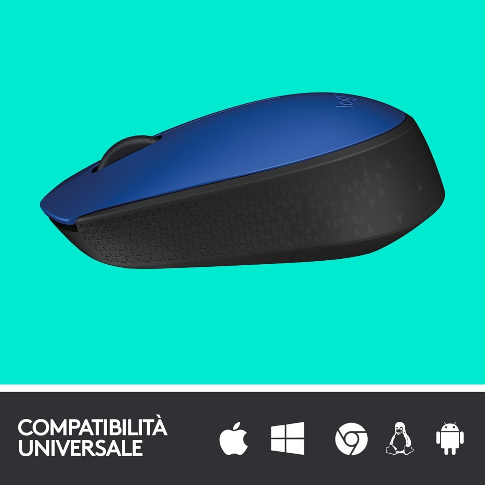 Logitech M171 mouse wireless (blu)