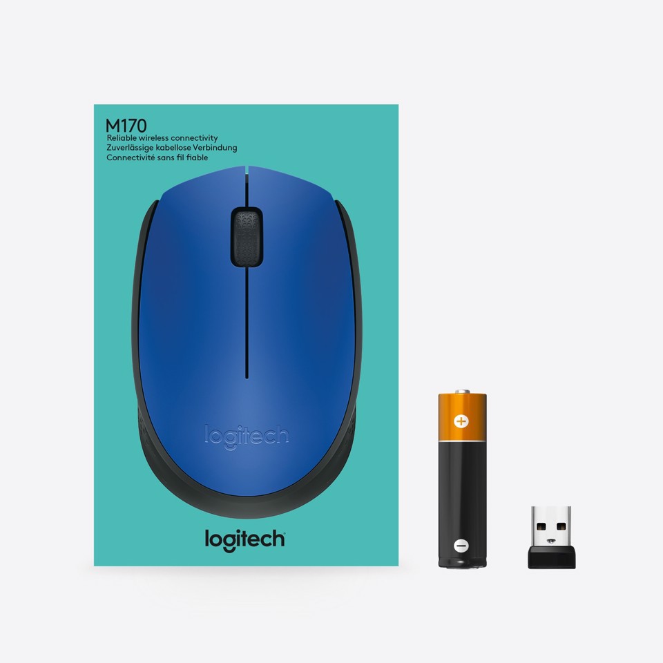 Logitech M171 mouse wireless (blu)