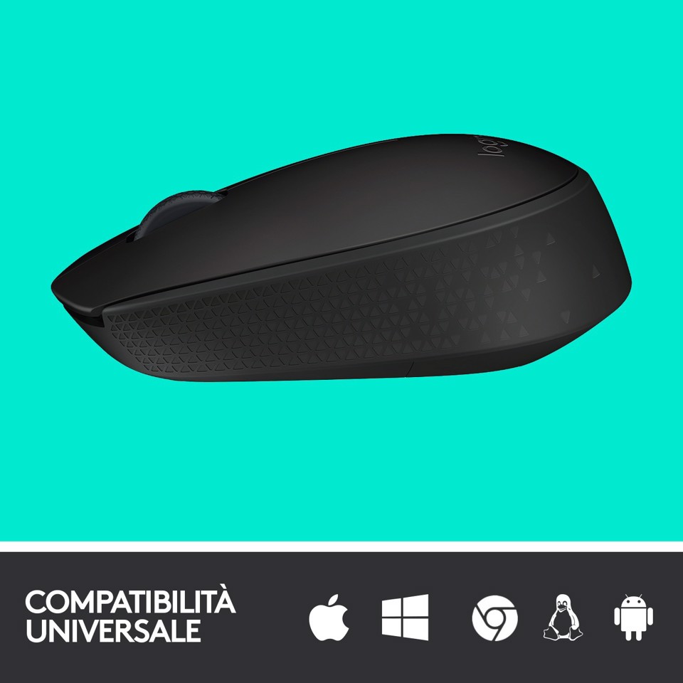 Logitech M171 mouse wireless (nero)