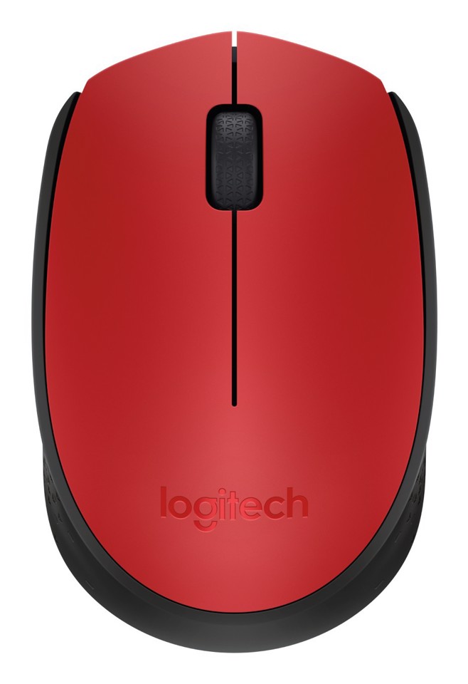 Logitech M171 mouse wireless (rosso)