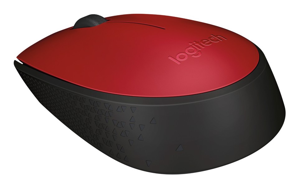 Logitech M171 mouse wireless (rosso)