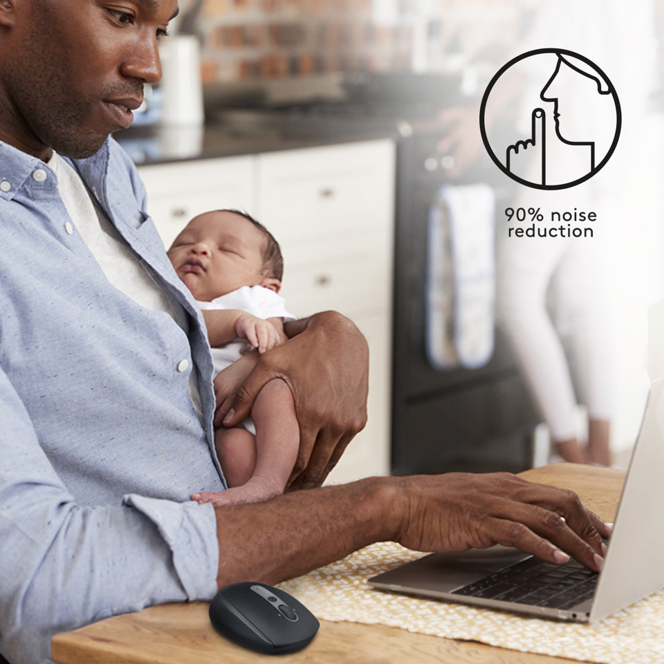 Logitech M590 mouse Mano destra Wireless a RF + Bluetooth Ottico 1000 DPI