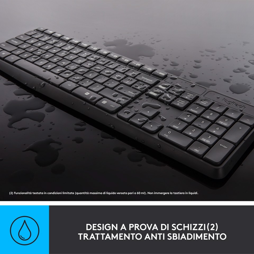 Logitech MK235 Combo Tastiera e Mouse Wireless