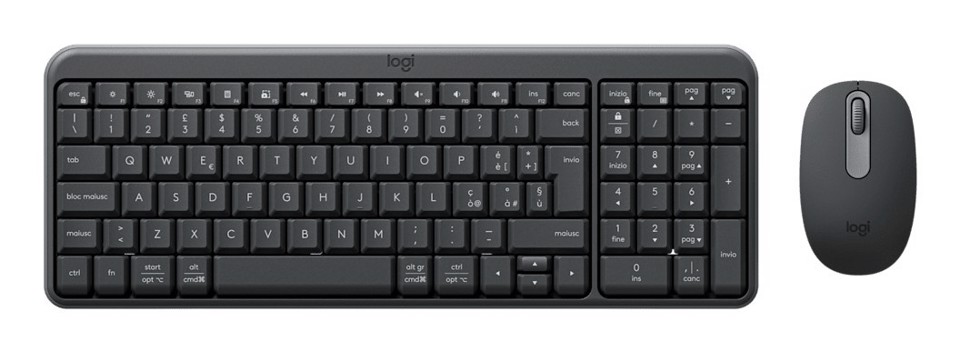 Logitech MK250 combo tastiera compatta Bluetooth + Mouse