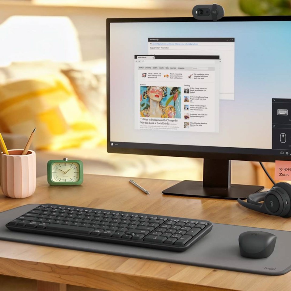 Logitech MK250 combo tastiera compatta Bluetooth + Mouse
